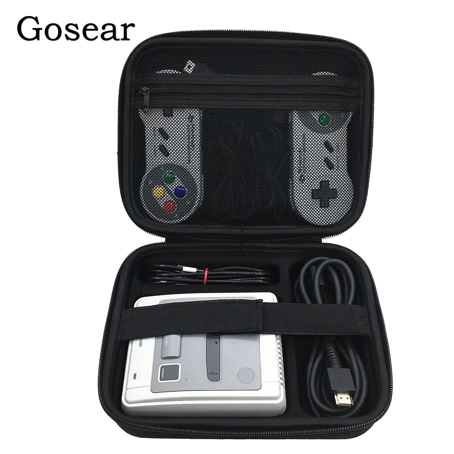 Жесткий чехол Bevigac для хранения дорожная Сумочка Nintendo NAND SNES Classic Mini Super Famicom кабель