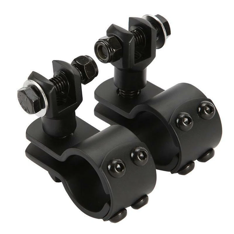 

Motorcycle 1.25" 32mm Highway Bar Foot Pegs Footrest With Mount For Touring Sportster Softail Suzuki Yamaha Honda GoldWing GL150
