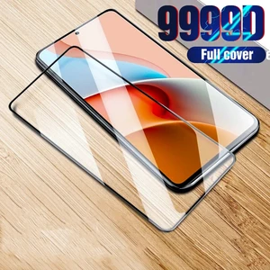 9999d full protective glass for xiaomi redmi note 10 8 7 9s 9 pro max screen protector for redmi 9 poco f3 m3 x3 nfc pro glass free global shipping