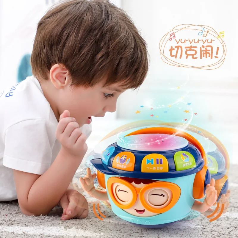 

Montessori Educational Toys for Kids Instrument Musical Toys with Light Music Tumbler Drum Educational Toys Baby Toys 1 2 3 4