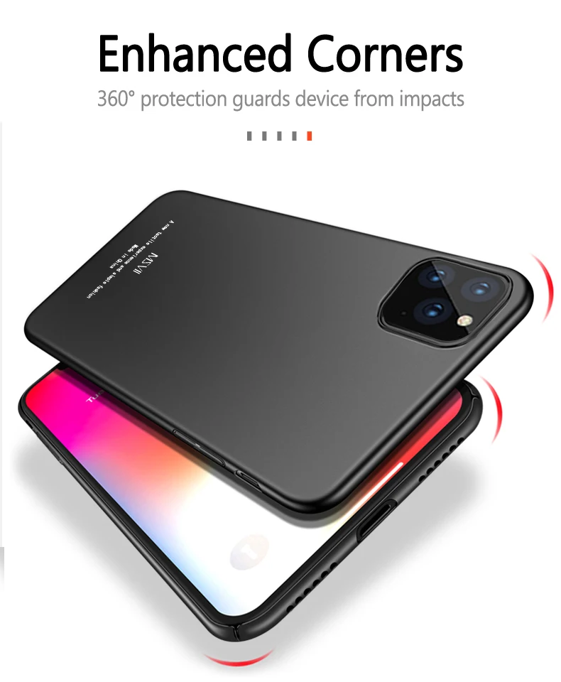 Для iPhone 11 Pro Max чехол MSVII матовый чехол для Apple iPhone X XR XS Max XS iPhone Жесткий Чехол для iPhone11 Pro Max 11 чехол s