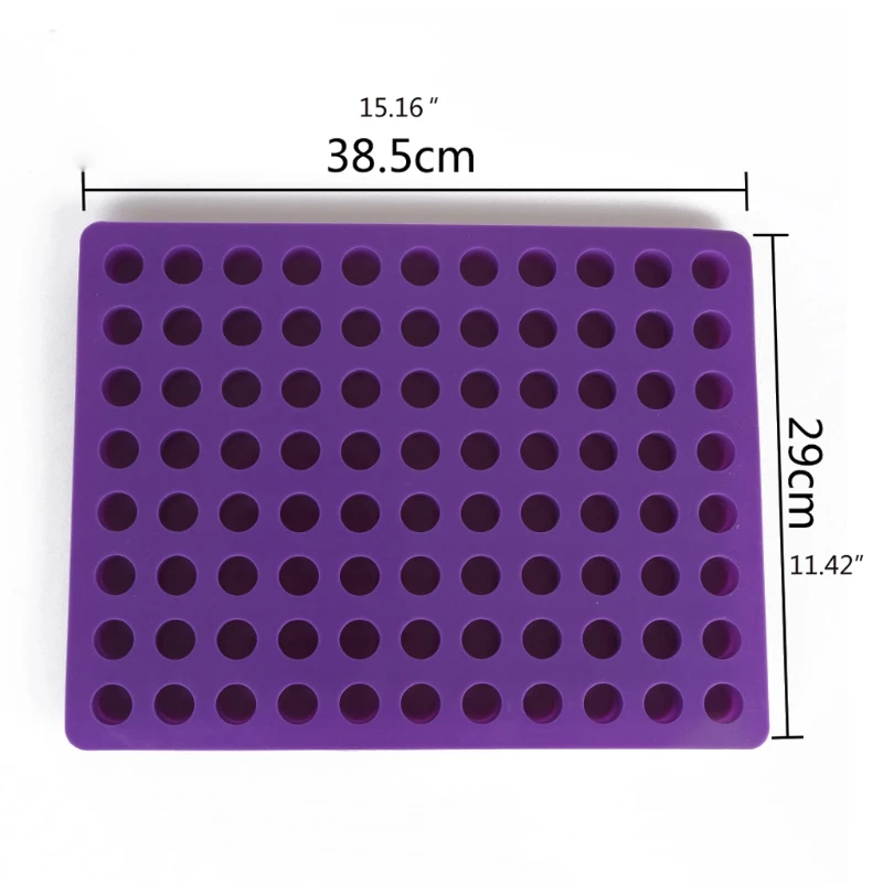 

88 Cavity Small Cylinder Silicone Mold Soap Ice Tray Mould Epoxy Resin Tools