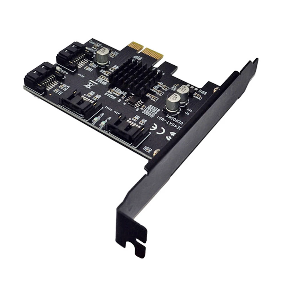 4 порты и разъёмы sata iii адаптер pci e к