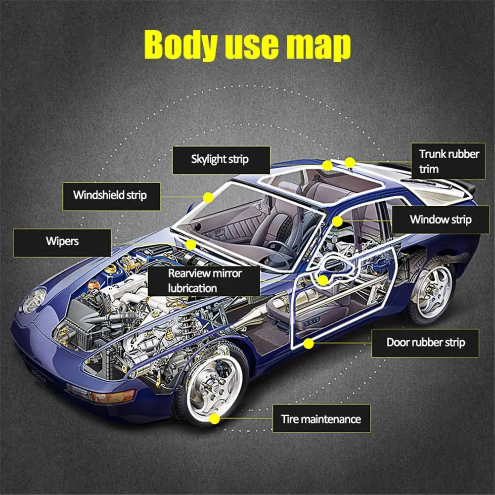 Авто обслуживание двери автомобиля шумоподавление окна смазка резиновый