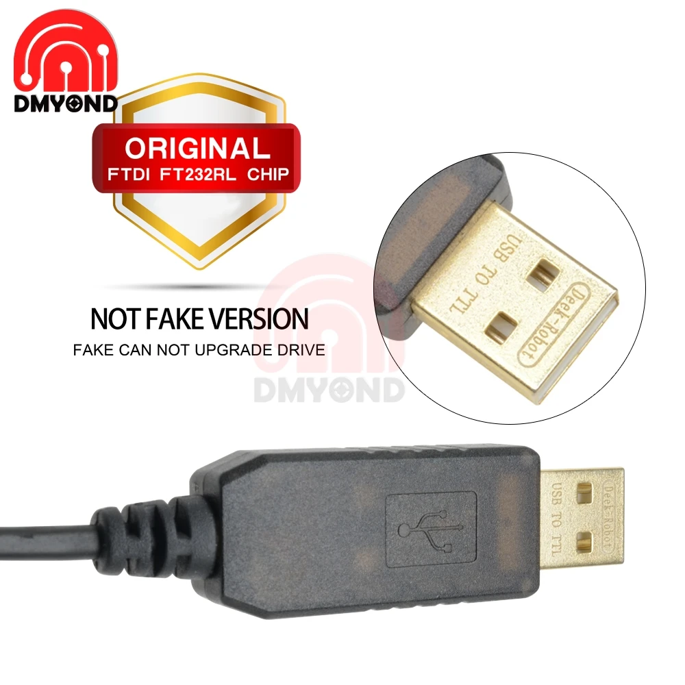 Оригинальный 6PIN FTDI FT232RL FT232 1 м кабель для загрузки USB к TTL RS232 модуль