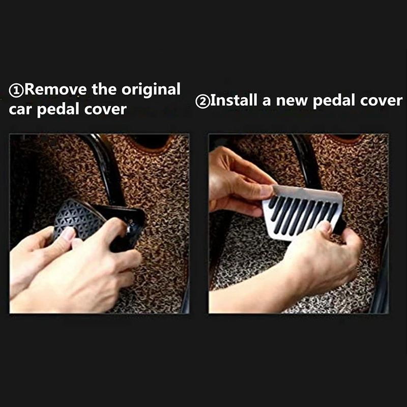 

3Pcs Brake Pedals No Drill Gas Fuel Brake with Steering Wheel Paddle Shifter Extensions, for BMW 3 5 6 7 X3 X4 X5,G20