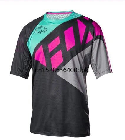 Футболка мужская с коротким рукавом горнолыжная кофта для гонок Джерси