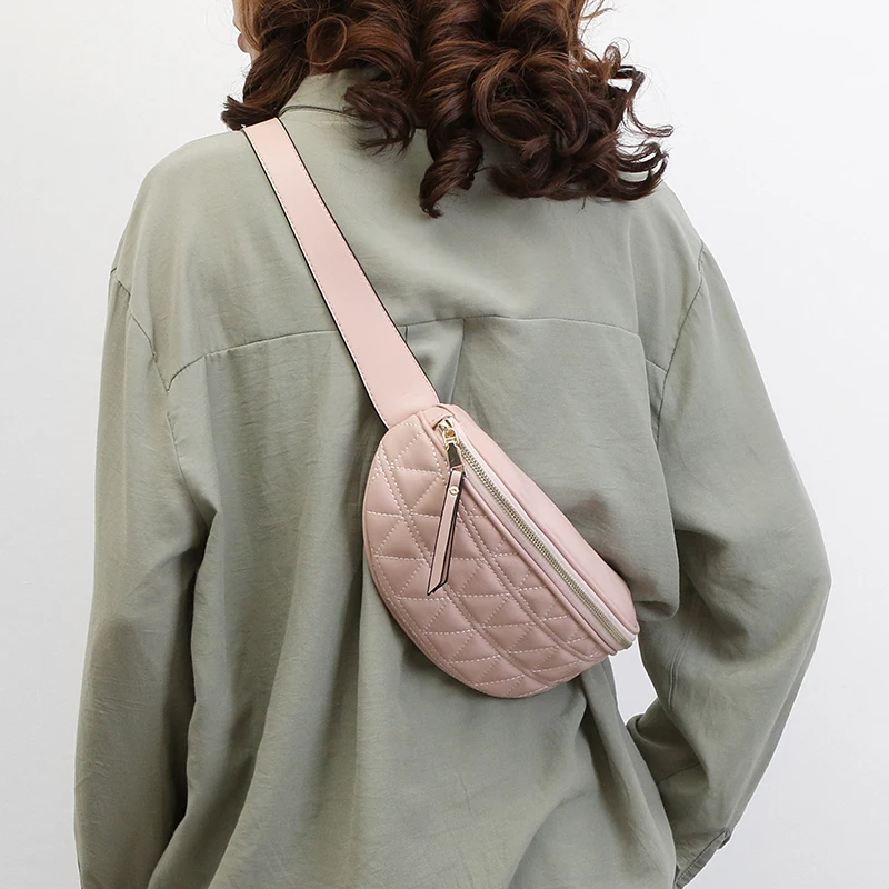 Женская поясная сумка для путешествий кошелек с ремнем денег блестящая