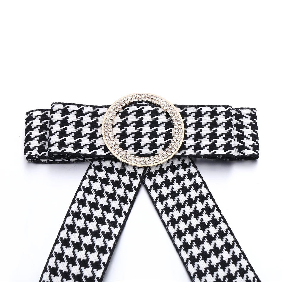 Броши для женщин и мужчин подходящие по размеру Длинная лента большой бант