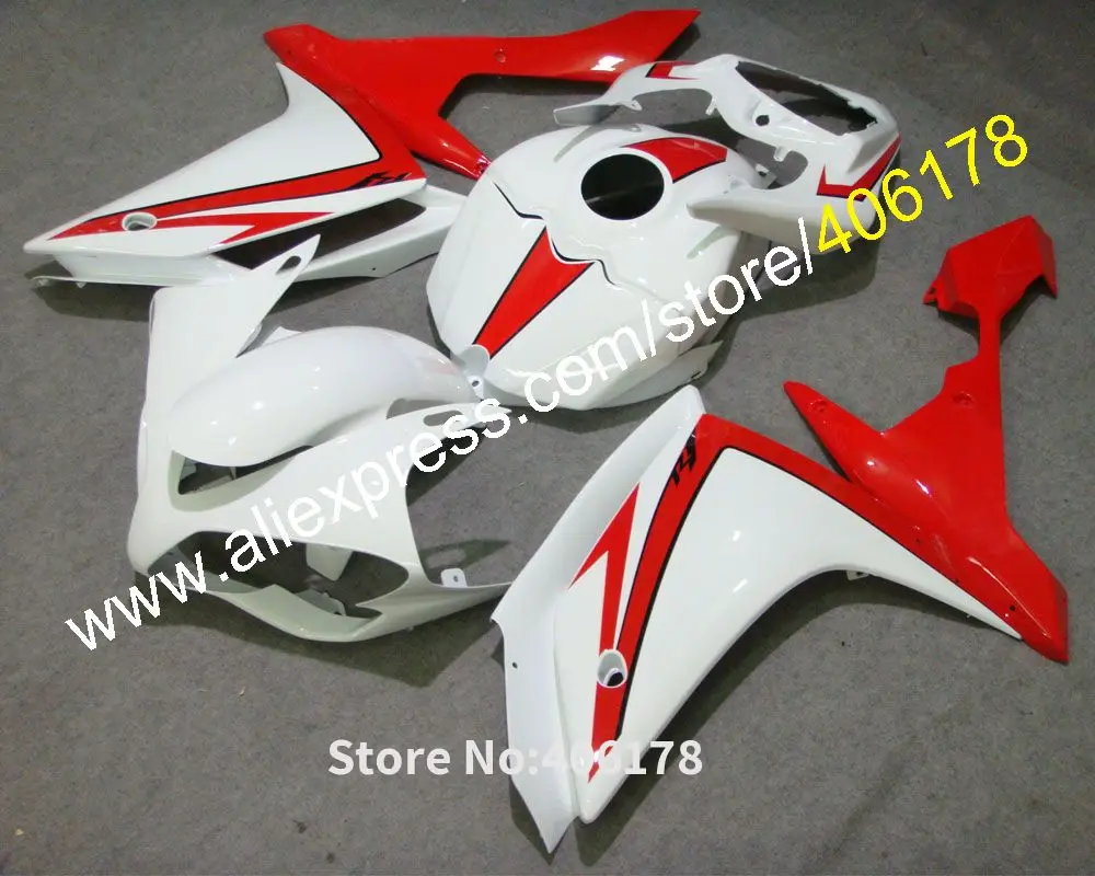 YZFR1 2007 2008 обтекатель для Yamaha YZF R1 07 08 красный белый Обтекатели гоночного