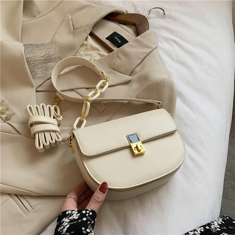 

Womens Handbags This Popular Women 2021 New Spring and Summer Fashion Versatile Messenger Shoulder Saddle Bag Purses