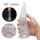 Силиконовая антенна-осьминог, сильная присоска, фаллоимитатор, массажер простаты, большая Анальная пробка, толстый фаллоимитатор дракона, анальный фаллоимитатор