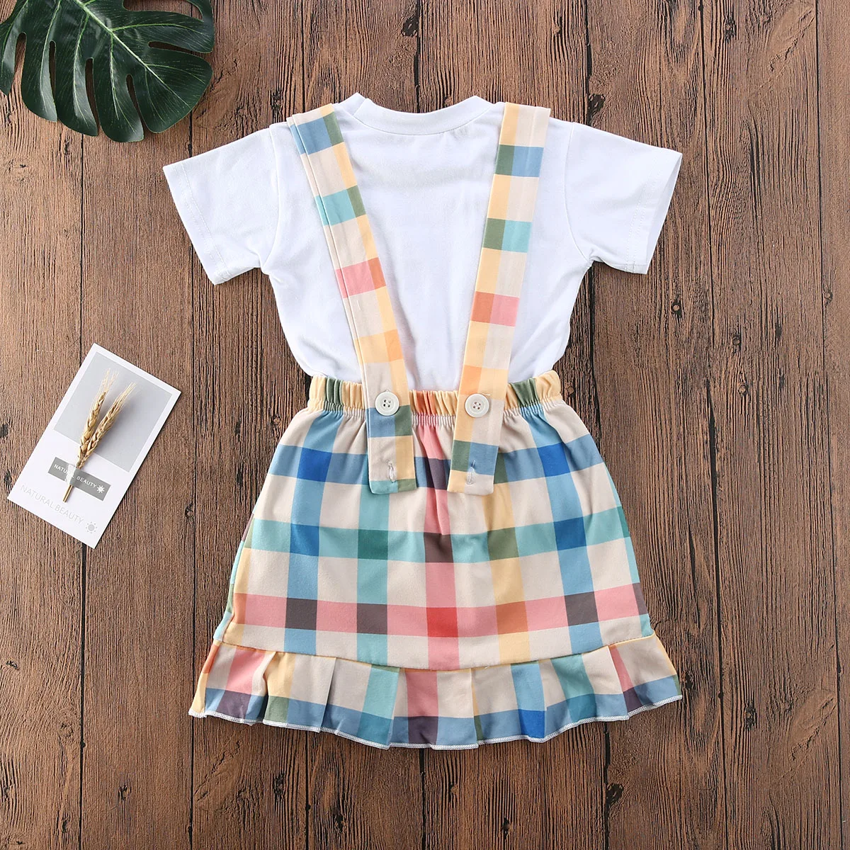 Клетчатое платье для маленьких девочек нарядное платье-пачка принцессы на