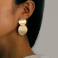 earrings for women boucle oreille femme alloy simple geometric earrings metal earrings all match popular earrings bijoux femme