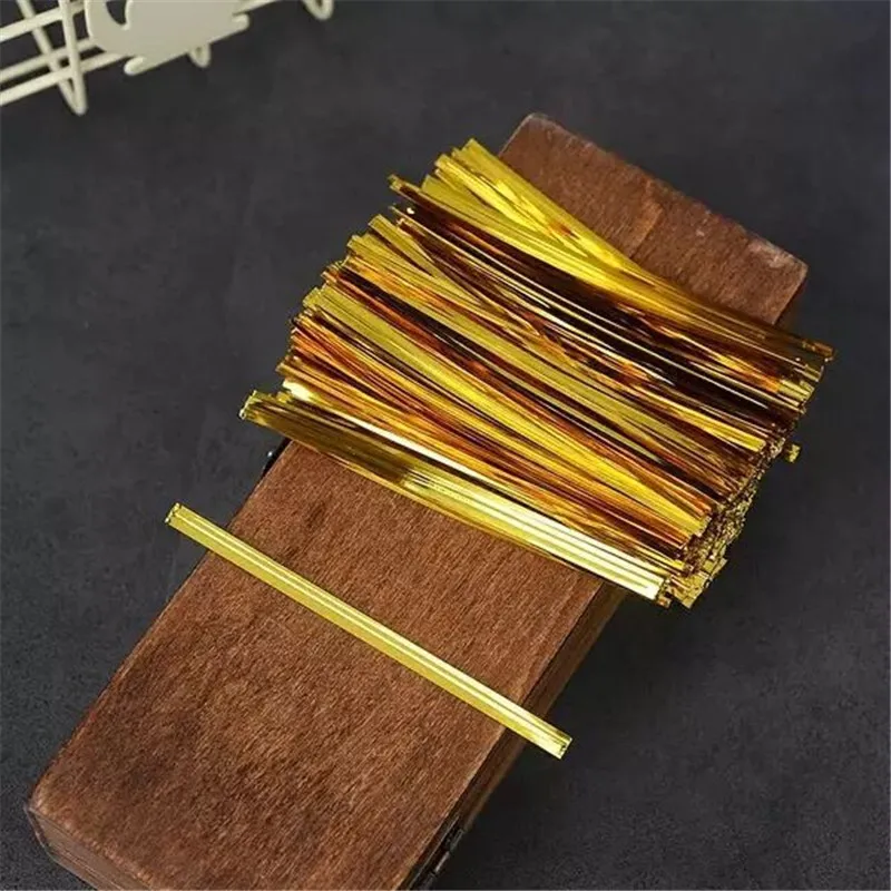 800 шт. провод Многоцветный Металлический перевязку для конфетная сумка выпечки