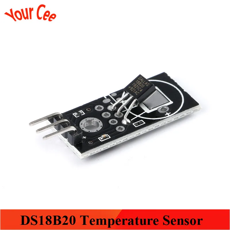 Модуль цифрового датчика температуры DS18B20 одношинный 18B20 сигнала для Arduino