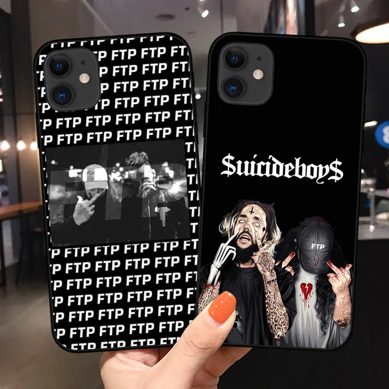 

FTP $uicideboy$ uicideboy Suicideboys Phone Cover For iPhone 11 12 13Pro Max X XSMax XR 7 8Plus 6S SE 13Mini Soft TPU black Case