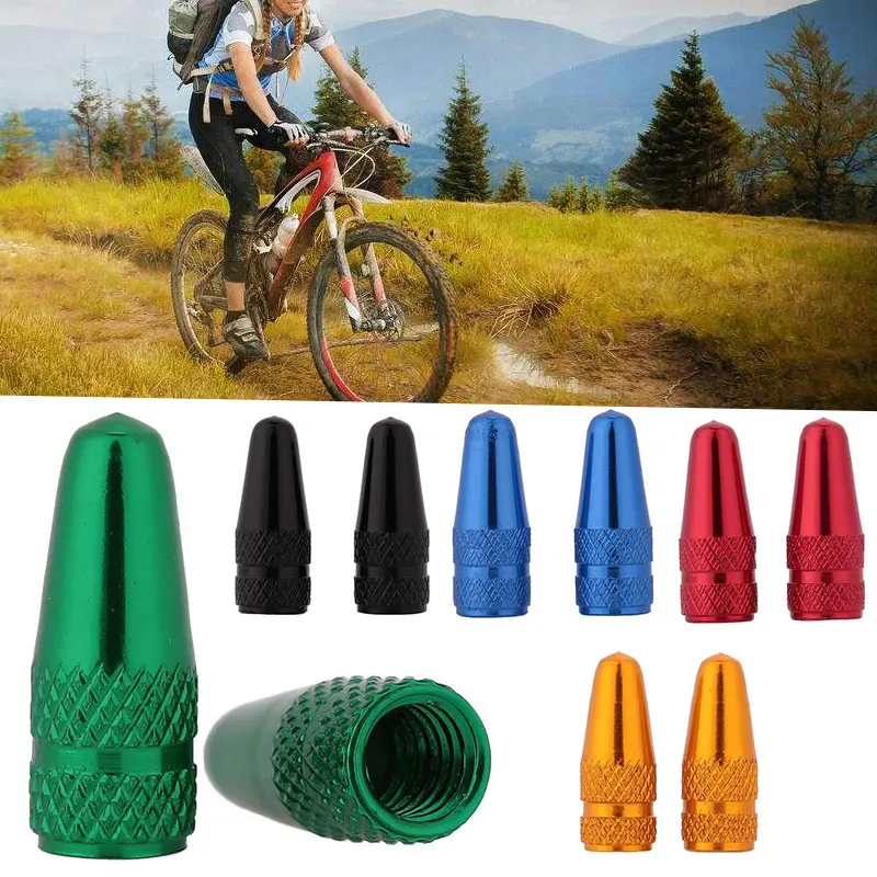 bike fahrrad reifen reifen aluminium legierung presta stem air ventil kappe staub abdeckung free global shipping