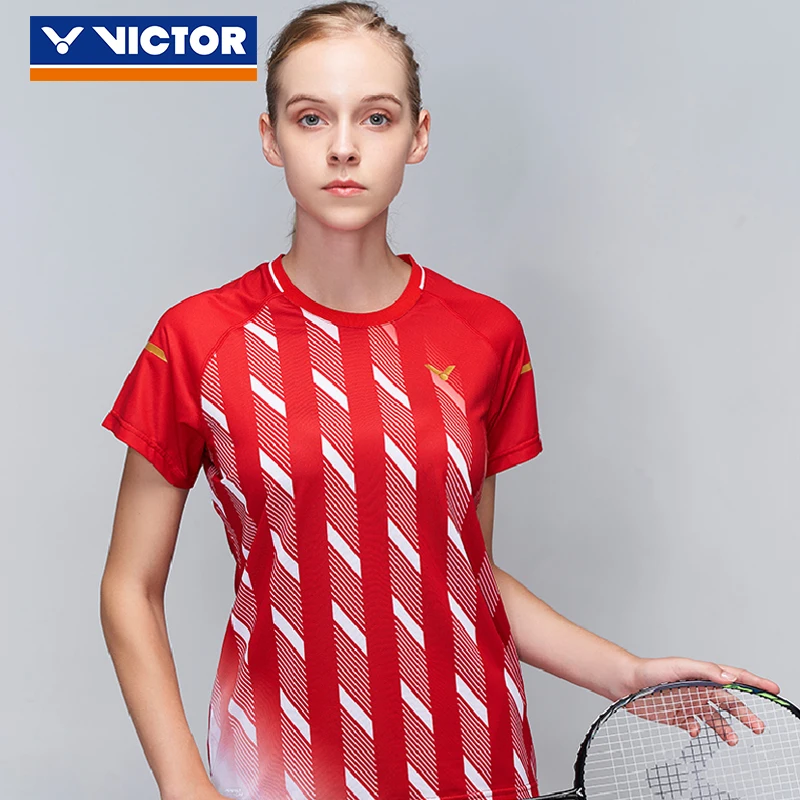 New Badminton Uniform T-shirt Short-sleeved Sports Short Danish Contest Style Quick-drying Breathable Sweatshirt -40 | Спорт и