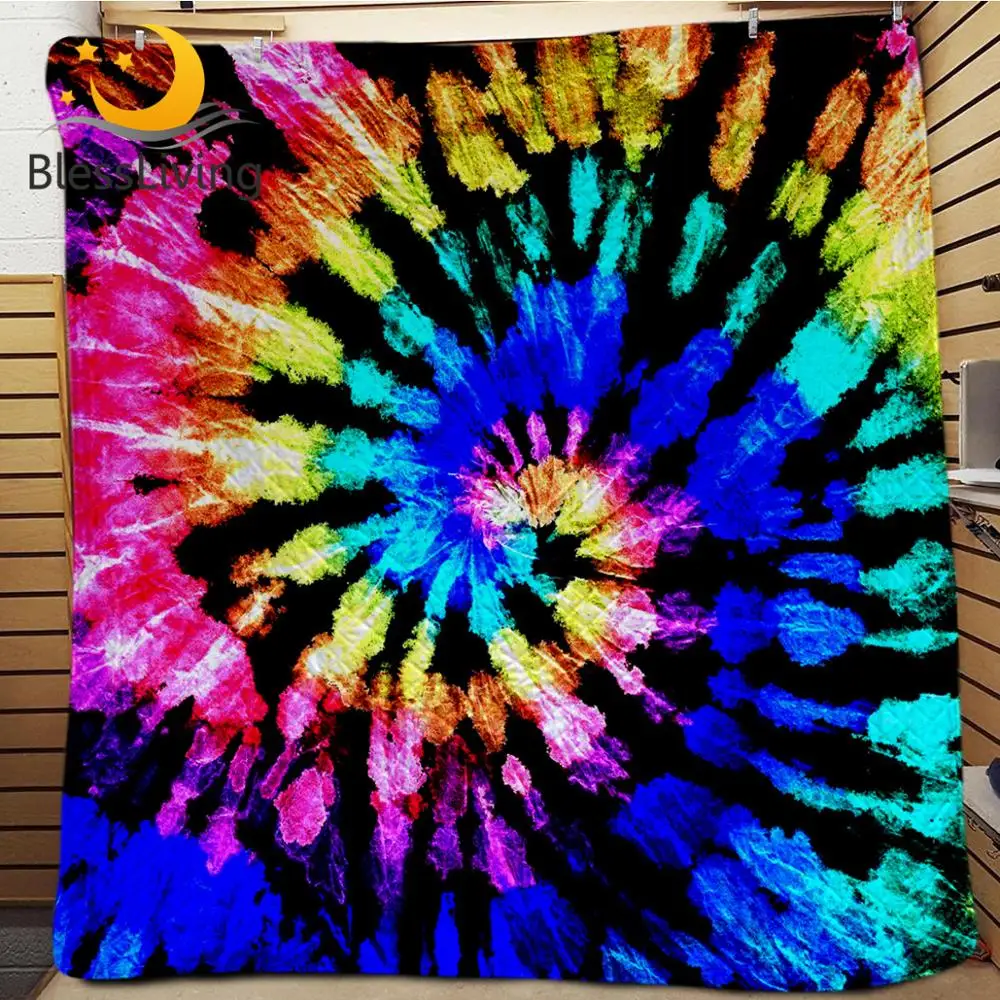 1 шт. разноцветное покрывало из микрофибры с принтом|Одеяла| |