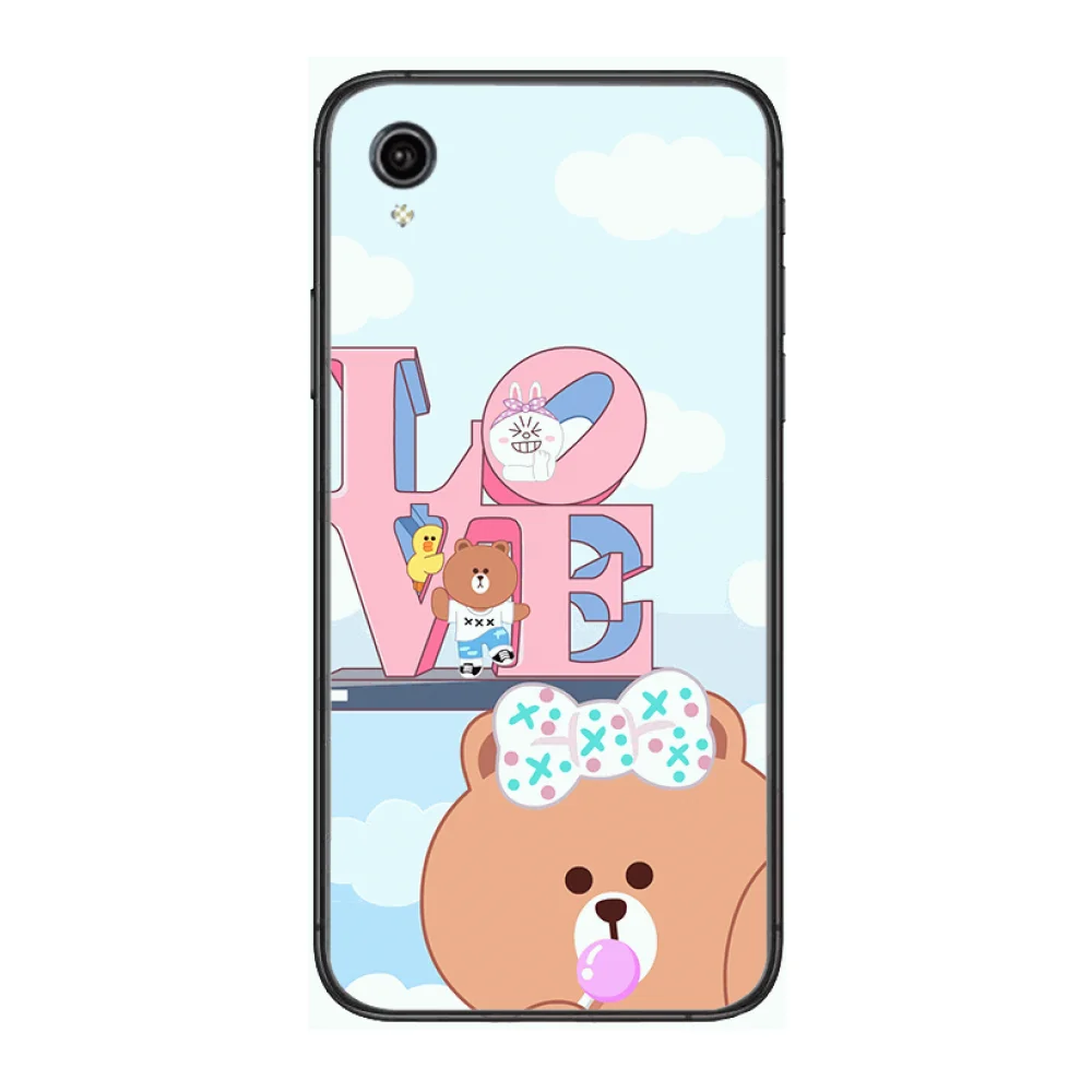 

Bear animation Style Phone Cases cover For VIVO X50 30 Y97 91 93 85 83 81 79 73 V 17 15 9 S7 U3X black Covers