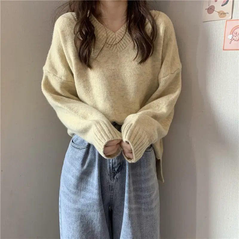 

Soft waxy soft bottomed sweater for women in autumn and winter