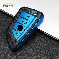 leather tpu car smart key cover case fob for bmw 1 3 5 7 series x1 x3 x4 x5 x6 g07 f15 f16 g20 g30 f48 f39 g11 protector shell