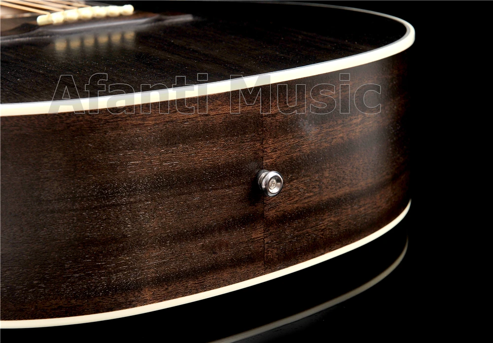 R.E 41 дюймовая акустическая/твердая африканская красная поверхность/задняя и