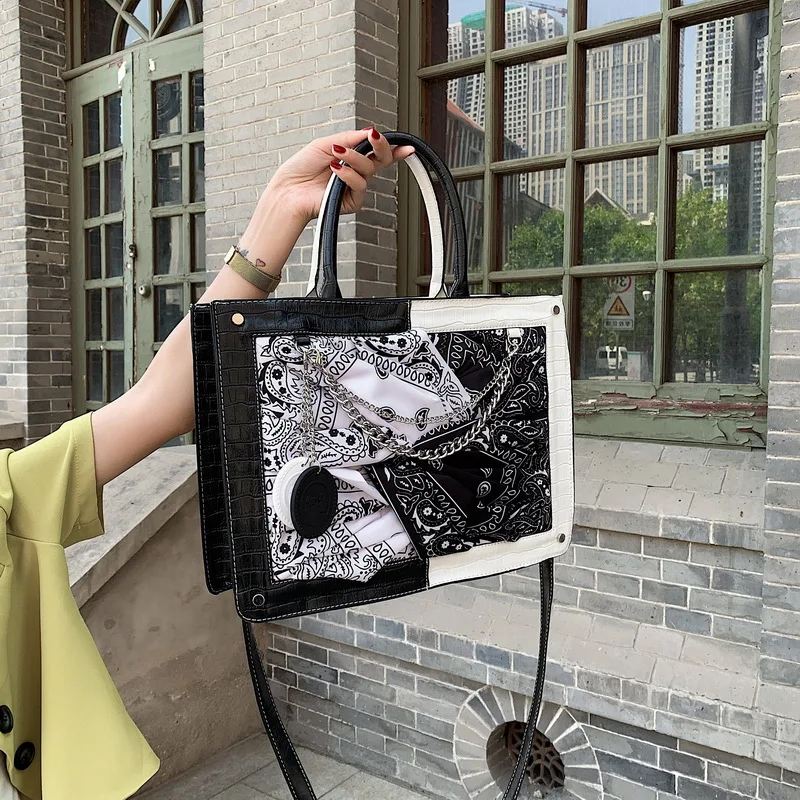 

New Woman Shoulder Bag High Quality Large Handbag Large Capacity Shopping Bag Fashion PU Messenger Bag 2021 Female Bag Trend