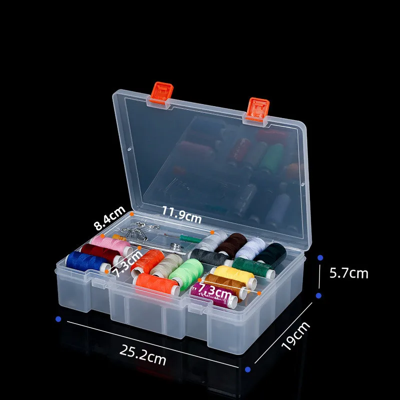 

Утолщенной 2-Слои 23 сетки Пластик хранения Органайзер для ювелирных изделий коробка ювелирных изделий Дисплей Чехол упаковка Компоненты Кл...