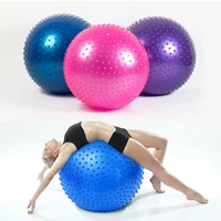 sports yoga ball bola pilates fitness particle balance fitness ball exercise pilates exercise massage ball 45 cm pvc fitness