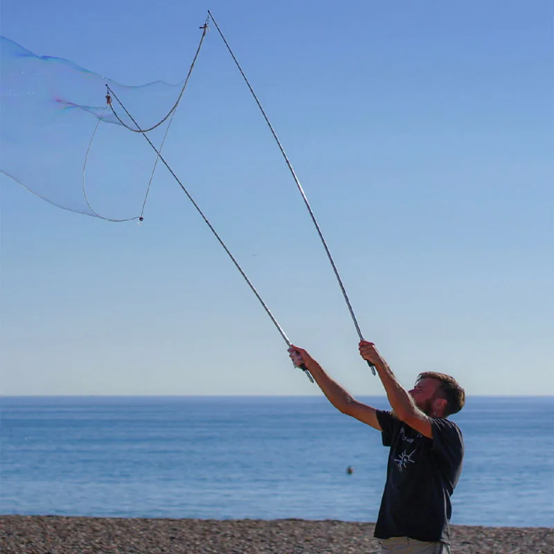 Длинная пузырчатая пулемет палочки фотоформа воды для детей телескопическая