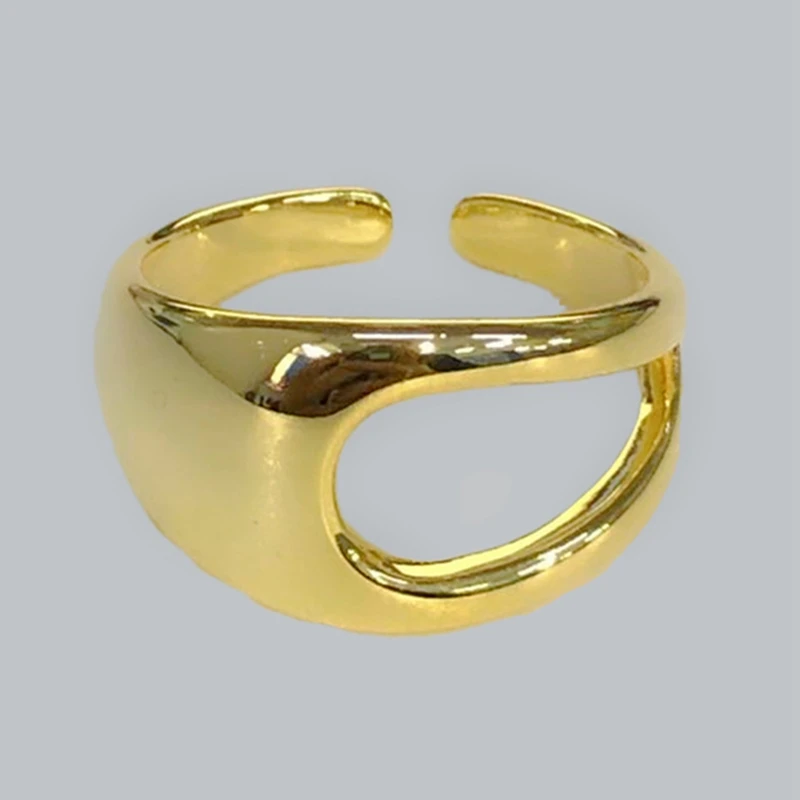 

Women Fashion Gold Color Silver Color Hollow Chains Rings Female Ladies Antique Rings Party Jewelry Valentines Gifts