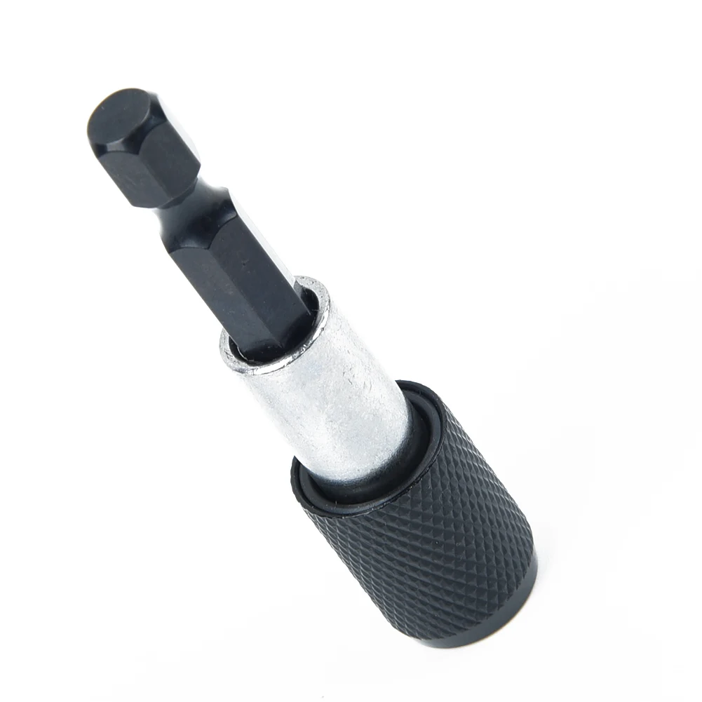 

Magnetic Screwdriver Extension Bit Quick-Release Holder 1/4 Hex Shank Tool Use