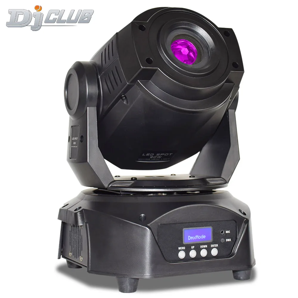 

DJ Moving Head 90W Spot LED DMX Light Lyre Gobos Colors Projector Stage Effect For Party Disco Wedding Christmas Event