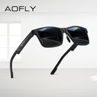 Солнцезащитные очки AOFLY Мужские квадратные с Антибликовой оправой, брендовые дизайнерские винтажные антибликовые очки из TR90 с защитой UV400, 2021