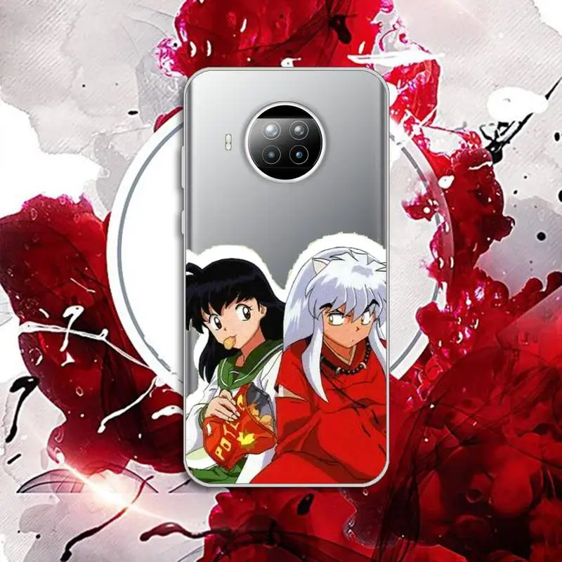 

Anime Inuyasha Higurash Japan Phone Case Transparent for Xiaomi Redmi note 10 t 8 9 pro lite 11