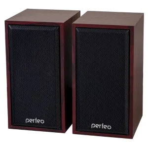 Колонки Perfeo &quotCABINET&quot 2.0 мощность 2х3 Вт (RMS) махагон USB | Электроника