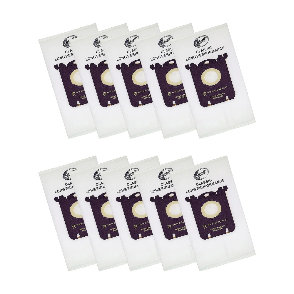 Мешок для пыли пылесоса пылесборник Electrolux E201B Philips FC8021 GR201 FC9000 FC9049 HR8500 HR8350 FC9150 10 шт.