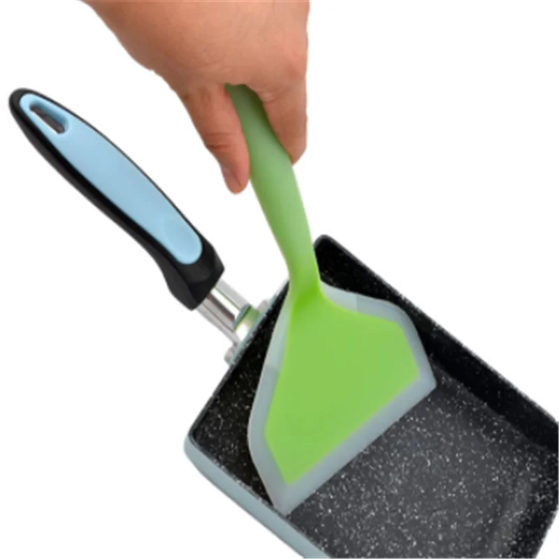 Силиконовая лопатка для приготовления говядины мяса яйца кухонный скребок