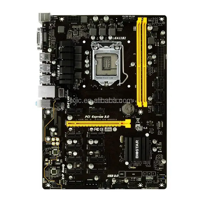 

TB250-BTC PRO 12PCIE + 12 шт. переходная карта Can 12, материнская плата для майнинга для BTC ETH ZEC и др., добыча дополнительно, TB250 DDR4 32G