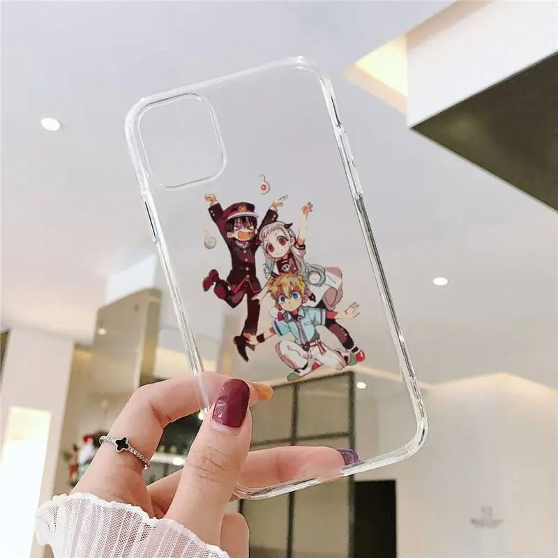 

Jibaku Shounen Hanako kun Phone Case Transparent for iPhone 11 12 mini pro XS MAX 8 7 6 6S Plus X 5S SE 2020 XR