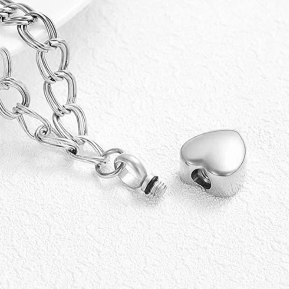 Браслет для кремации с именем на заказ из нержавеющей стали