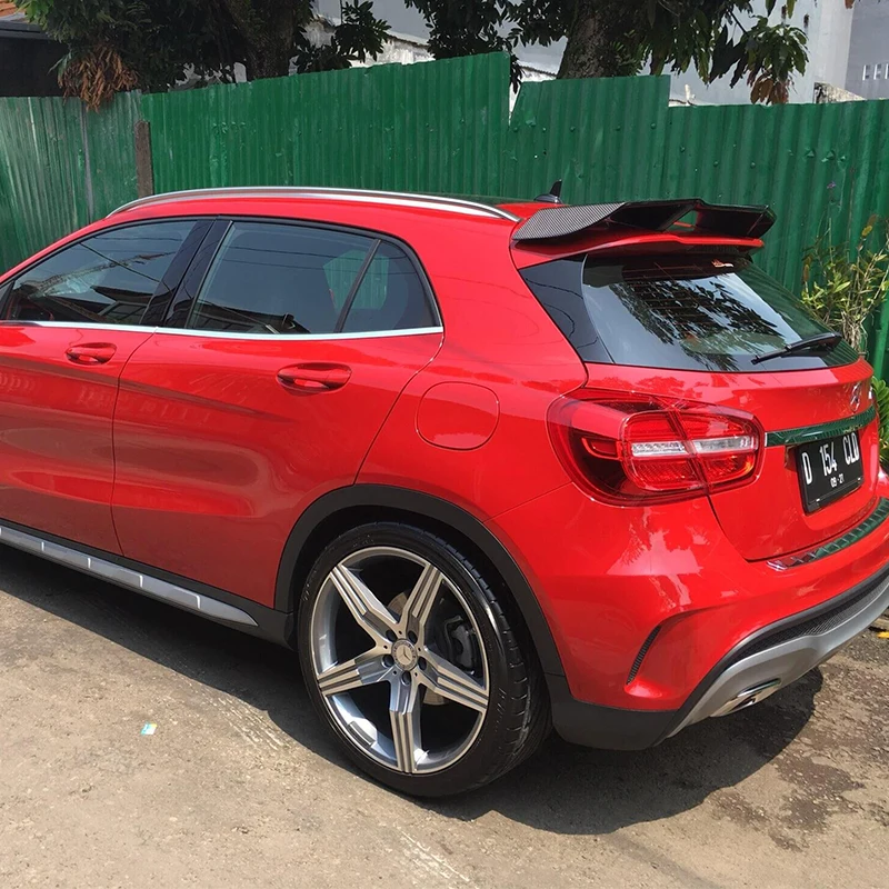 X156 GLA200 GLA220 GLA260 AMG углеродное волокно задний спойлер на крышу автомобиля крыло для
