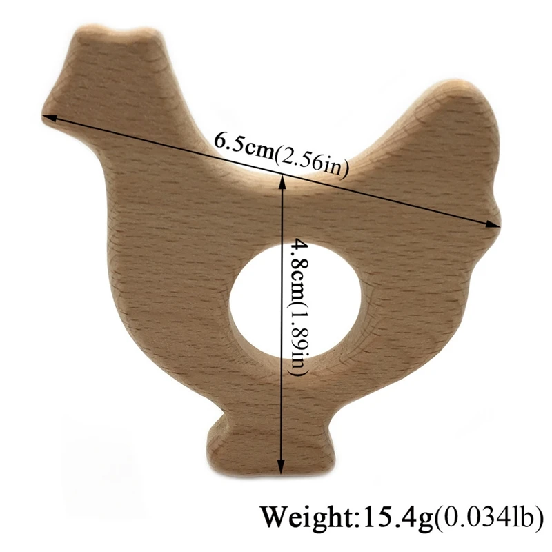 

Baby Wooden DIY Baby Gym Toys Teether Toy Wooden Teething Toys Wood Kitchen Wooden Necklace Pendant