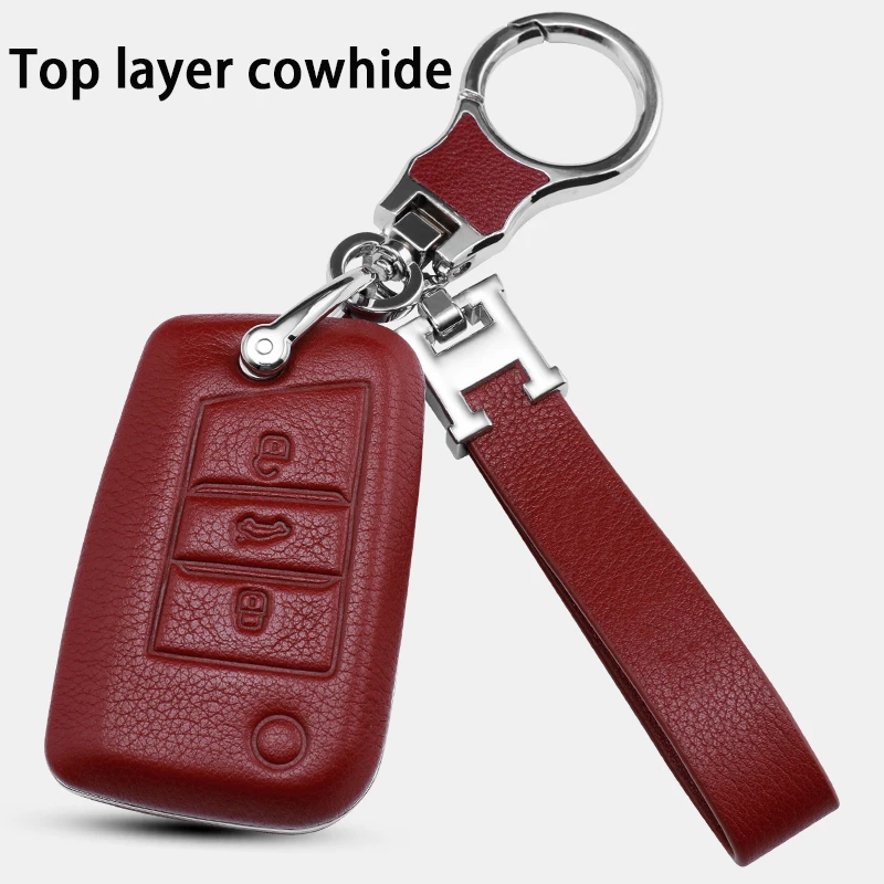 

Car remote control key case protective cover shell Fob for Volkswagen Magotan Passat B8 Golf Skoda Superb A7 accessories