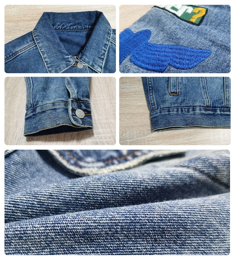 

Graffiti Jeans Jacket Women Korean Harajuku Pattern Design Vogue Basic Denim Coat Female Ulzzang Outwear Stylish Street Oversize