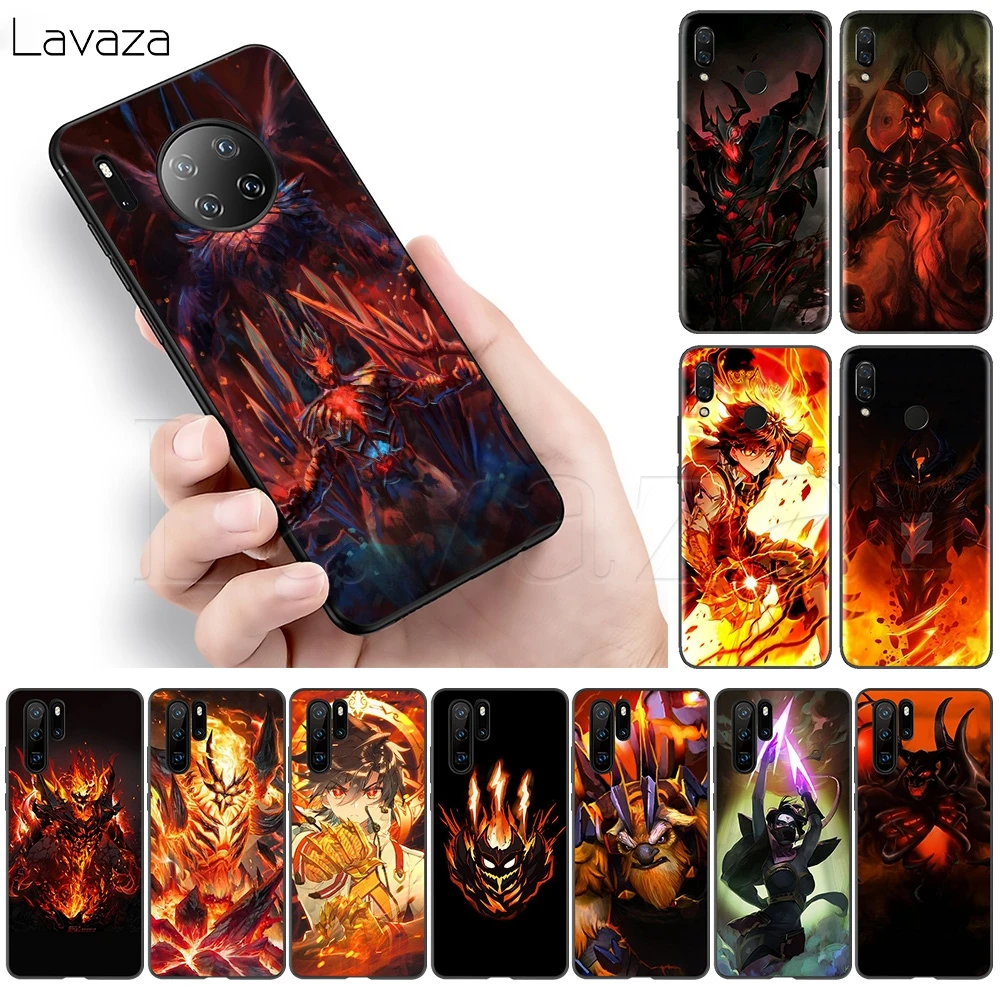 Мягкий ТПУ чехол Lavaza Shadow Fiend Dota 2 для Huawei Y6 Y9 Mate 10 20 30 Nova 3 3i 4 4E 5 5i 5T Smart Lite Pro