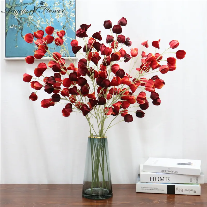 

Nordic artificial flowers wedding home decor mini lantern fruit arch holiday party supplies silk fake plants DIY Christmas gifts