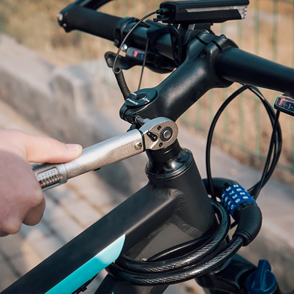 

1/4'' Bike Torque Wrench Kit 2-24 NM Torque Fix Set Multifunction Universal Spanner Manual Wrenches MTB Bicycle Repair Tools